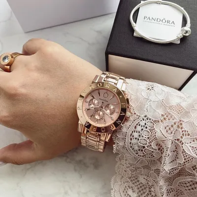 Часы женские Aliexpress Luxury Brand Logo Lady Watch Rose Gold Men  Wristwatches - «Часы \"Pandora\" за 10$ c алиэкспрес» | отзывы