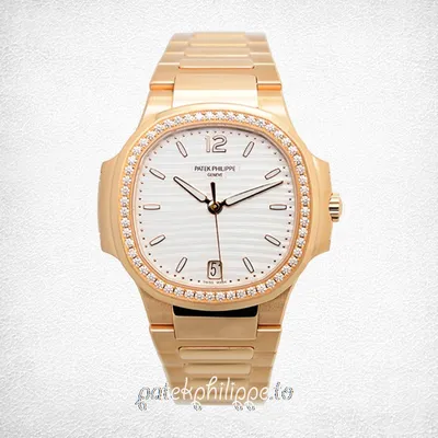 Patek Philippe Nautilus Женские часы 32 мм 7118/1200R-001 Белый циферблат