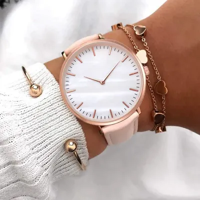Женские часы с бриллиантами в стиле хип-хоп Модные модные кварцевые часы с большим  циферблатом и календарем Gypsophila Watchwome צֶבַע sliver