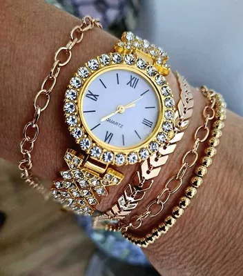 Модные часы в римском стиле, женские кварцевые наручные часы со стразами  маленькие звезды, повседневные часы - Instella.ru