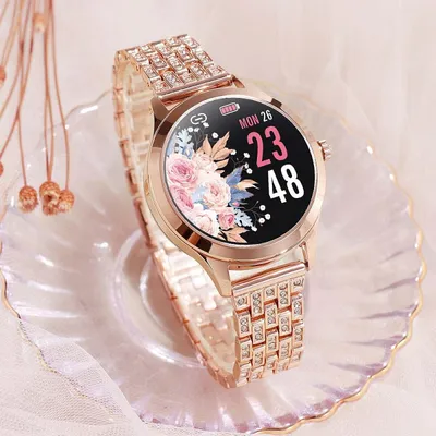 Женские часы со стразами, золотые женские наручные часы, роскошные  Брендовые женские часы с ремешком, женские часы, женские часы | AliExpress