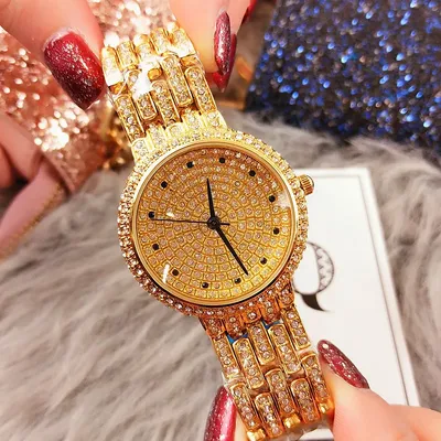 Роскошные женские часы со стразами от известного бренда, элегантные  кварцевые часы, женские наручные часы, женские часы | AliExpress