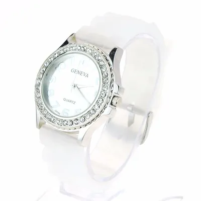 Spoo-Design | 36 мм - Женские часы с сетчатым ремешком и стразами, золото  или серебро | Женские наручные часы