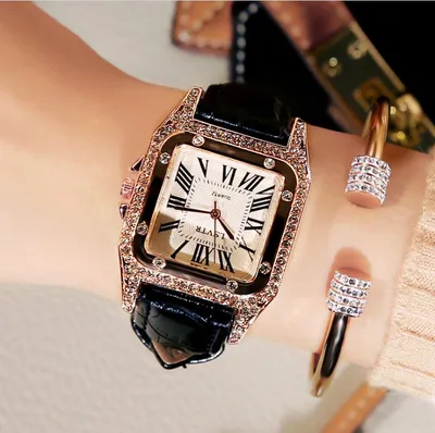 Новые женские часы со стразами, часы Quzrtz, женские наручные часы,  роскошные часы с браслетом Стразы, женские часы, женские часы | AliExpress