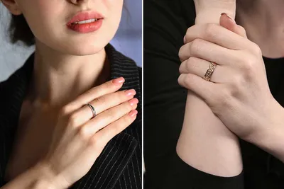 Женские кольца без камней | Купить кольцо с камнем для девушки в  интернет-магазине «Двенадцать»