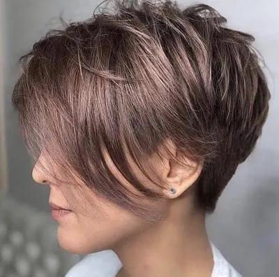 100%) Красивые женские стрижки 2020-2021 на короткие волосы после 40 лет  100 фото | Стрижка, Прически для тонких волос, Короткие стрижки