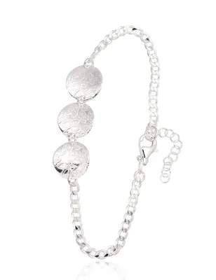 Серебряный браслет женский на руку широкий ажурный с изящными завитками  стильный \"Принц\" (ID#1641252825), цена: 5738.04 ₴, купить на Prom.ua