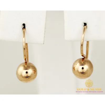 Женские золотые серьги в стиле Cartier 646573 : купить в Киеве. Цена в  интернет-магазине SkyGold