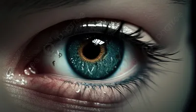 Женский глаз , реальный , вокруг …» — создано в Шедевруме