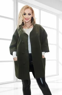 Женское кашемировое пальто серого цвета размер 168682C купить недорого в  Украине