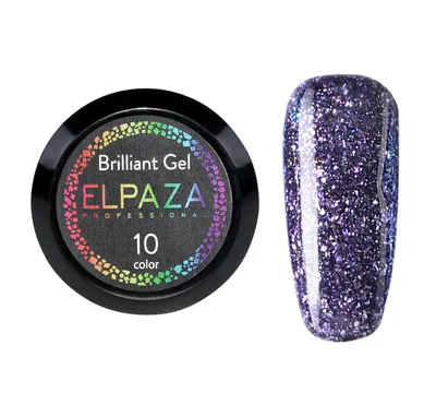 Жидкая слюда Elpaza Brilliant Gel 10 | Интернет-магазин \"Мир шарма\"