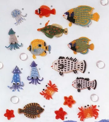Fish Bead | Pony bead patterns, Pony bead crafts, Seed bead patterns