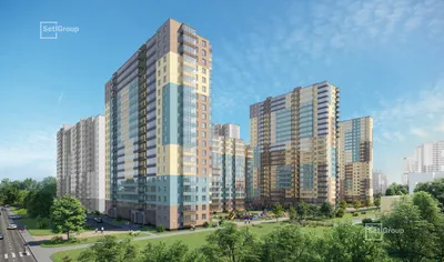 Жилой комплекс Чистое небо от официального застройщика Setl City -  Комендантский проспект, 69 - цены, квартиры и планировки