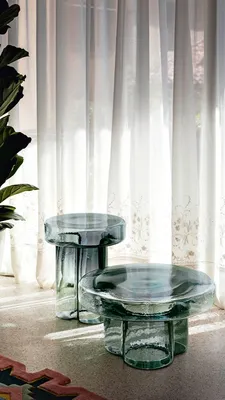 Журнальные столики со столешницами из стекла - Стеклянная мебель - Стеклянные  столы - Фотогалерея