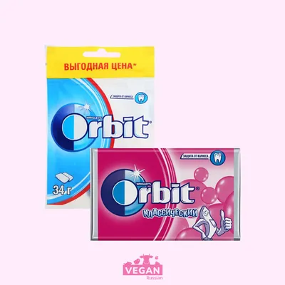 Жевательная резинка Orbit XXL White Bubblemint без сахара драже, 20.4г -  купить с доставкой в Москве в Перекрёстке