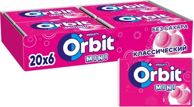 Жевательная резинка Orbit White Bubblemint без сахара 13,6 г с бесплатной  доставкой на дом из «ВкусВилл» | Москва и вся Россия