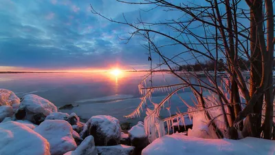 Бесплатные Зимний рассвет 3 стоковые фотографии | FreeImages