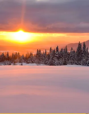 Зимний закат | Фотосайт СуперСнимки.Ру