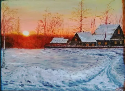 красивый закат в зимнем пейзаже, зима, закат солнца, природа фон картинки и  Фото для бесплатной загрузки