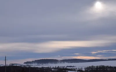 Зимнее небо - 55 фото