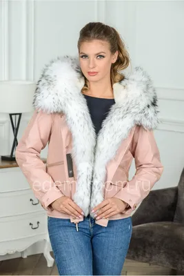 Купить Зимнюю куртку - парку с меховым капюшоном в интернет магазине |  Артикул: V-1812-2-65-P