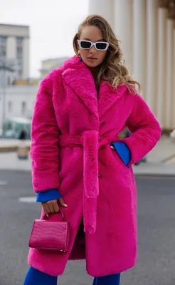 winter outfit | Fur coat street style, Fur coat outfit, Brown fur coat