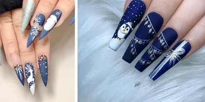 Шикарный Зимний Маникюр 2022: потрясающие новинки | Дизайн ногтей | Winter  manicure - YouTube
