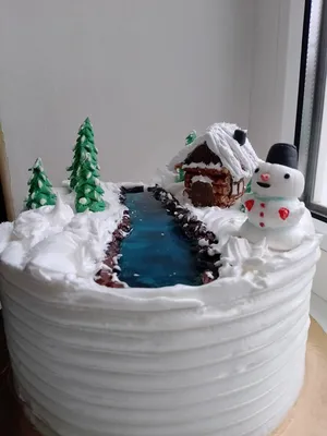 Зимний торт» — создано в Шедевруме