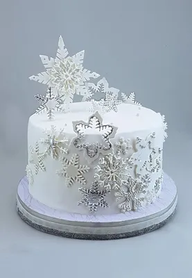 Зимние свадебные торты