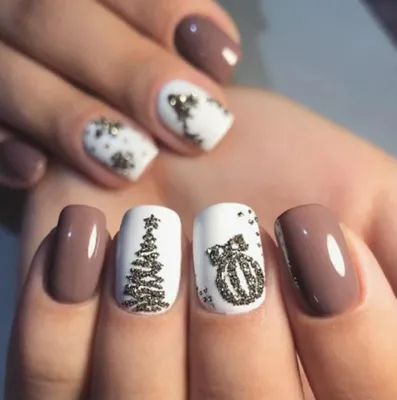 Зимние узоры на ногтях - красиво, просто, актуально!