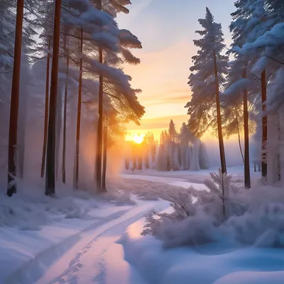 Живописные зимний лес. Срубленные деревья. Хвойный лес в Карпатских горах  Stock Photo | Adobe Stock
