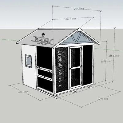 Курятник зимний купить или сделать своими руками - Размеры