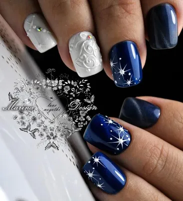 Новогодний маникюр 2023 гель-лаком, 150 фото | Best nail art designs,  Colorful nail designs, Christmas nails