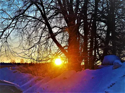 Зимнее утро в горах (56 фото) - 56 фото
