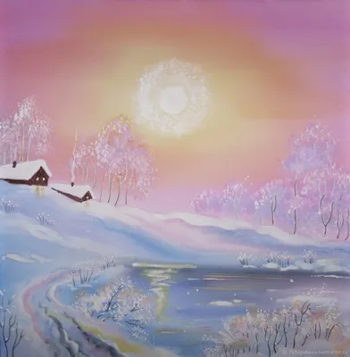 Зимний рассвет на Ладоге. Photographer Lashkov Fedor
