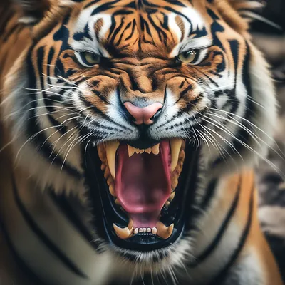 Злой тигр» — создано в Шедевруме