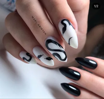 viks.nail - ЗМЕИНЫЙ ПРИНТ ⠀ Такой необычный, не для всех,... | Facebook