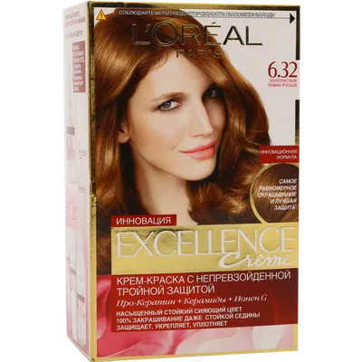 Крем-краска «L'oreal Excellence» золотисто темно-русый 6.32. купить в  Минске: недорого, в рассрочку в интернет-магазине Емолл бай