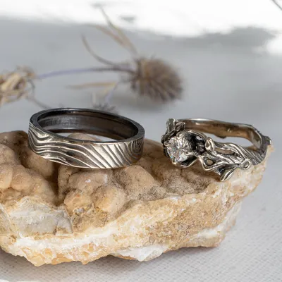 Женское тройное кольцо из желтого золота с бриллиантами — 05 февраля 2023