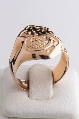 Мужское золотое кольцо с гранатом и бриллиантами Размер 62 ČR - 10 USA -  19.5 RUS