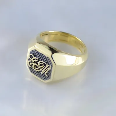Мужское золотое кольцо с бриллиантами и сапфиром. Лот 51244-12 |  Кремлевские Мастера