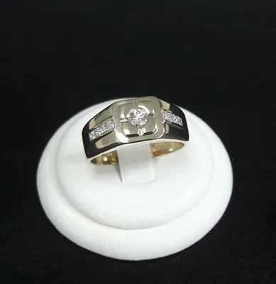 SOKOLOV Золотое кольцо мужское 585 проба