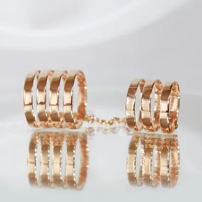 Купить Фаланговое золотое кольцо в комбинированном цвете 000005970  SG--1560000 в интернет магазине Злато