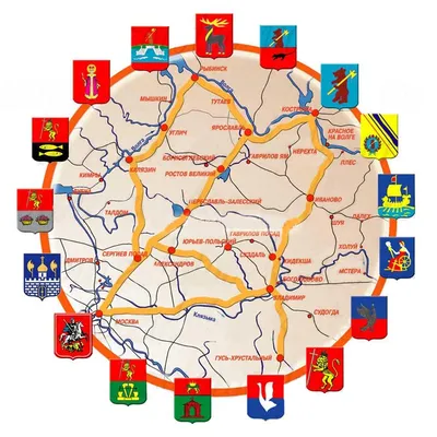Города золотого кольца России: карта, достопримечательности, фотографии