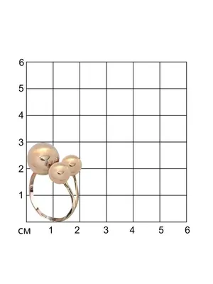 Золотое женское кольцо Поцелуй шарики гладкие в красном золоте 585 пробы  (ID#1885334198), цена: 16850 ₴, купить на Prom.ua