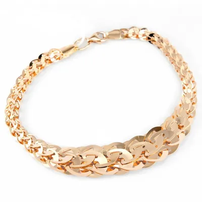 Купить золотой обьемный женский браслет 4,8 грамма: цена и фото укращения