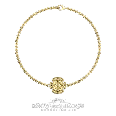 Золотой браслет с жемчугом и фианитами | Магазин часов и ювелирных  украшений Royal