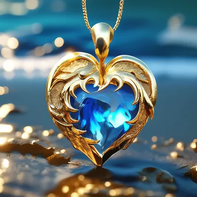 Золотой кулон-сердце с бриллиантами 1.7ct.Casa Gi из золота под заказ.  170816/2