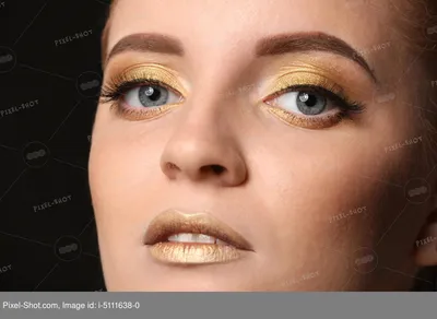 Золотой макияж: как наносить золотые тени