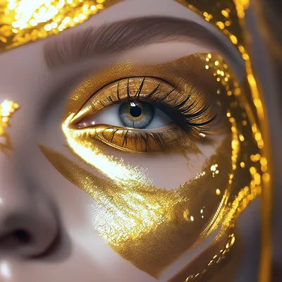 Новогодний макияж: блестки, сияние, золото | Бьюти-мастерская | Дзен